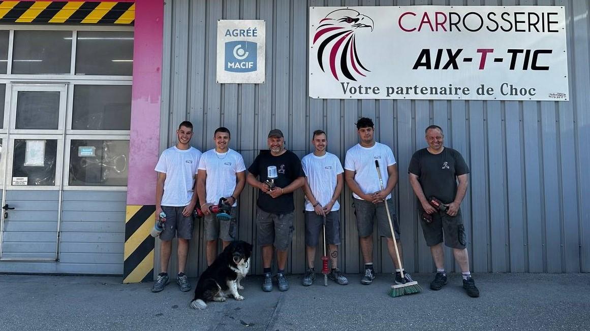 Photo de l'équipe de la Carrosserie Aix-T-Tic